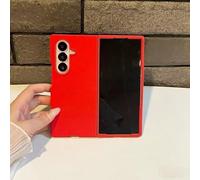 Yienning for Samsung Galaxy Z Fold 4 Phone Case Liquid Silicone, Soft Gel Rubber Shockproof Phone Protective Cover, Upgraded Camera Protection and Microfiber Lining for Galaxy Z Fold 4 Red