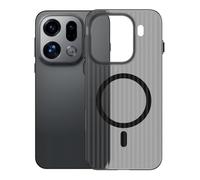 Yienning Magnetic Case for Oppo Find X9 Pro, Slim Stripe Translucent Matte Skin Feeling Phone Case, Drop Protection Anti-Yellowing Shockproof Protective Cover Compatible with MagSafe