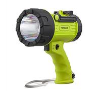 YIERBLUE Rechargeable Spotlight with 800 Lumen LED, IP67 Waterproof Handheld Flashlight Searchlight with Detachable Red Light Filter