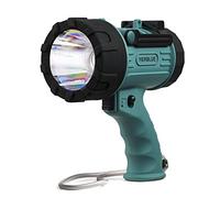 YIERBLUE Rechargeable Spotlight with 800 Lumen LED, IP67 Waterproof Handheld Flashlight Searchlight with Detachable Red Light Filter