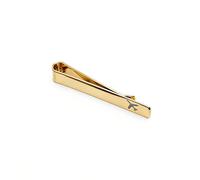 Yierda Unique Airplane Tie Clips for Men Fun Aviation Pilot Gold Tie Bar Clip Party Wedding Holiday Jewelry with Box