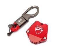 YIESANS Motorbike Key Case For DUCATI 899 959 Monster 695 696 Panigale S V4S V2 Diavel S 1260 Hypermotard Key Cover Case Shell Protection Keyring Keychain (Red)