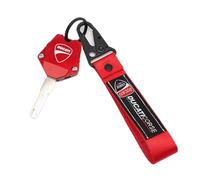 YIESANS Motorbike Key Chain Key Case For DUCATI 899 959 Monster 695 696 Panigale S V4S V2 Diavel S 1260 Hypermotard Key Cover Case Shell Proteciton Keyring Keychain(Red,C)