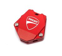 YIESANS Motorbike Key Chain Key Case For DUCATI 899 959 Monster 695 696 Panigale S V4S V2 Diavel S 1260 Hypermotard Key Cover Case Shell Proteciton Keyring Keychain(Red,A)
