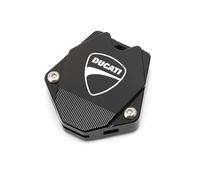 YIESANS Motorbike Key Chain Key Case For DUCATI 899 959 Monster 695 696 Panigale S V4S V2 Diavel S 1260 Hypermotard Key Cover Case Shell Proteciton Keyring Keychain(Black,A)