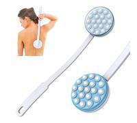 Yiesoum Lotion Applicator and Massager - Handheld Long Handled Easy Reach Roll-On for Sunscreen, Cream, Shower Gel on Back, Legs and Feet