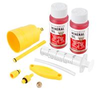 Yiezio Brake Bleed Kit for TEKTRO Hydraulic Brakes, Brake Fluid Change Hydraulic Kits, Including High Performance Brake Fluid Mineral Oil 120ml