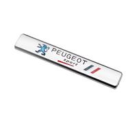 YIFANFENGSHUN 2pcs 3D Metal Car Stickers for Peugeot 108 Top Cabrio 2018-, Metal Emblem Decal for Car Waterproof Auto Badge Sticker Door Decoration Auto Accessories