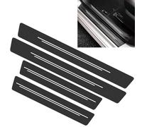YIFANFENGSHUN 4Pcs Car Door Sill Protector Kick Plate Guard for MG MG4 EV | ab 2022, Carbon Fiber Automobile Threshold Protection Sticker Welcome Pedal