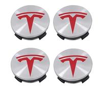 YIFANFENGSHUN 4Pcs Car Hub Centre Caps for Tesla Model S 2022-2025, Wheel Hub Cover Wheel Replacement Cover Waterproof Wear Resistant Center Cap Auto Styling Accessories,60mm-B