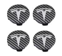 YIFANFENGSHUN 4Pcs Car Hub Centre Caps for Tesla Model Y 2020-2024, Wheel Hub Cover Wheel Replacement Cover Waterproof Wear Resistant Center Cap Auto Styling Accessories,56mm-B