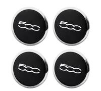 YIFANFENGSHUN 4PCS Car wheel center sticker for FI-AT 500 56mm, Waterproof DustProof Wheel Decoration Cover Wheel Center with Car Logo Emblem Sticker,A