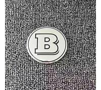 YIFANFENGSHUN 4PCS Car wheel center sticker for Smart Brabus, Waterproof DustProof Wheel Decoration Cover Wheel Center with Car Logo Emblem Sticker,60mm-B