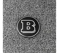 YIFANFENGSHUN 4PCS Car wheel center sticker for Smart Brabus, Waterproof DustProof Wheel Decoration Cover Wheel Center with Car Logo Emblem Sticker,65mm-A