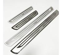 YIFANFENGSHUN 4pcs Stainless Steel Car Door Sill Protector Strips for Audi Q5 1 (I) 8R I 2008-2017, Car Door Edge Entry Scuff Guard Strips Threshold Plate Welcome Pedal Trim,A