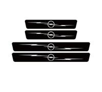 YIFANFENGSUN 4 Pcs Car Door Sill Protector for OPEL Corsa F 2019-2024, Carbon Fiber Automobile Threshold Protection Sticker Car Kick Plates Decoration Accessories