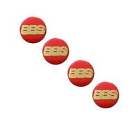 YIFANFENGSUN 4pcs Wheel Center Sticker for BBS 65MM, Auto Logo Wheel Center Cover Sunscreen Waterproof Styling Accessories Auto Parts,C