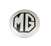 YIFANFENGSUN 4pcs Wheel Center Sticker for MG MG6 MGB MGF MGR Midget Montego Mulan 56mm, Auto Logo Wheel Center Cover Sunscreen Waterproof Styling Accessories Auto Parts,White
