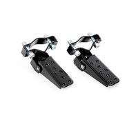 YIFANGK Adjustable Footrest Footpegs Universal Motorcycle Clamp-on Steel Foldable Foot Step Pegs MTB BMX Bike Folding Pedal Footrest Footpeg Parts Dropshipping