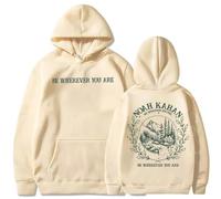Yifaose Hoodie Noah Kahan Merch Printed Sweatshirts Fashion Casual Long Sleeved Pullover Tops Oversized Streetwear Hoodies For Men Women XS~4XL-khaki||m