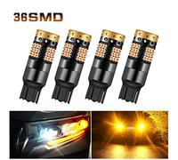 yifengshun 4Pcs Amber 7440 T20 7440NA 3030 36SMD LED Bulb CANBUS Turn Signal Light Replacement Error Free for Car Front or Rear Turn Signal Light