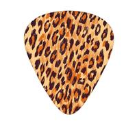 Yifhdes 12 Pieces Compatible with Animal Cheetah Leopard Print Guitar Pick Sampler Pack with Box Holder, Plastic Thin Medium Heavy Soft Guitar Pick, Cute Ukulele Guitar Bass Guitar Pick