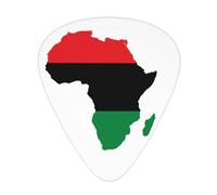 Yifhdes A Flag-Map Of The Pan-African Guitar Picks 12 Pcs For Guitar Electric Acoustic Guitar Mandolin Bass 3 Thickness Plectrums 0.46mm/0.71mm/0.96mm For Guitar Players
