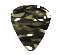 Yifhdes Abstract Camouflage Multifaceted Guitar Pick - Clear Sound, And Durability For Individualized Music Experiences.