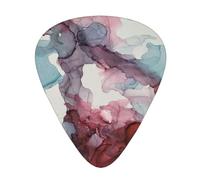 Yifhdes Abstract Marble Multifaceted Guitar Pick - Clear Sound, And Durability For Individualized Music Experiences.