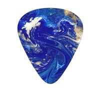 Yifhdes Abstract Marble Stone Multifaceted Guitar Pick - Clear Sound, And Durability For Individualized Music Experiences.