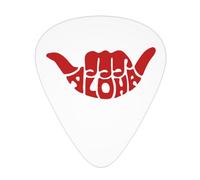Yifhdes Aloha Guitar Picks 12-Pack For Guitar Electric Acoustic Guitar Mandolin Bass 3 Thickness Plectrums 0.46mm/0.71mm/0.96mm For Guitar Players