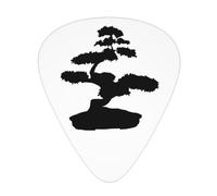 Yifhdes Bonsai Tree Plant Guitar Picks 12-Pack For Acoustic Guitar Bass Guitar Ukulele 3 Thickness Plectrums Thin/Medium/Heavy For Guitar Players