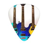 Yifhdes Colorful Guitars Multifaceted Guitar Pick - Clear Sound, And Durability For Individualized Music Experiences.