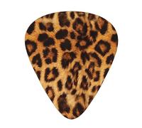 Yifhdes Cute Guitar Picks with Box Holder for Ukulele, Guitar, Bass, Compatible with Wild Animal Leopard Print Guitar Pick Sampler Pack Include Thin Medium Heavy Gauges Gift for Boys Girl Men