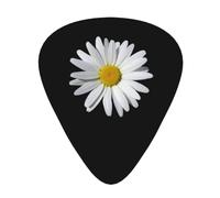 Yifhdes Daisy -1 Guitar Picks 12-Pack For Family Stylish Guitar Accessories 3 Thickness Plectrums 0.46mm/0.71mm/0.96mm For Guitar Players