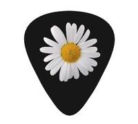 Yifhdes Daisy Guitar Picks 12 Pcs For Acoustic Guitar Bass Guitar Ukulele 3 Thickness Plectrums 0.46mm/0.71mm/0.96mm For Guitar Players