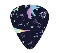 Yifhdes Dinosaurs Guitar Picks,12 Pcs Guitar Picks, Includes Thin, Medium & Heavy Gauges 3 Sizes For Acoustic Guitar