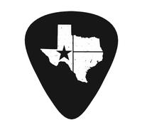 Yifhdes Distressed White Texas State Flag Guitar Picks 12-Pack For Acoustic Guitar Bass Guitar Ukulele 3 Thickness Plectrums 0.46mm/0.71mm/0.96mm For Guitar Players