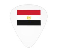 Yifhdes Egypt Flag Guitar Picks 12-Pack For Guitar Electric Acoustic Guitar Mandolin Bass 3 Thickness Plectrums 0.46mm/0.71mm/0.96mm For Guitar Players