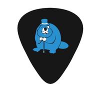 Yifhdes Fancy Beaver Guitar Picks 12-Pack For Family Stylish Guitar Accessories 3 Thickness Plectrums 0.46mm/0.71mm/0.96mm For Guitar Players