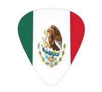 Yifhdes Flag Of Mexico Fashion Colour Guitar Picks 12 Packï¼Œ For Acoustic Guitar Electric Guitar Ukulele.One Size