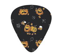 Yifhdes Funny Halloween Decor Witch Print Guitar Pick Thin Medium Heavy Gauges For Acoustic Guitar,Electric Guitar,Bass Guitar,12 Pack