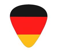 Yifhdes Germany Flag 12 Pcs Guitar Picks Set For Folk,Acoustic,Bass Guitar,Electric,Banjo Or Ukulele.Solo,Riff,Gifts