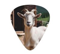 Yifhdes Goat Frolic Printed Guitar Picks,12 Pack Premium Guitar Picks 3 Different Thickness with Storage Box,0.5/0.7/1 mm