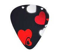 Yifhdes Happy Valentine'S Day Print Guitar Pick Thin Medium Heavy Gauges For Acoustic Guitar,Electric Guitar,Bass Guitar,12 Pack