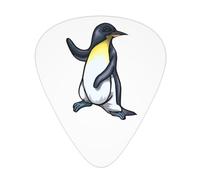 Yifhdes Hello I'M Penguin Guitar Picks 12-Pack For Family Stylish Guitar Accessories 3 Thickness Plectrums 0.46mm/0.71mm/0.96mm For Guitar Players