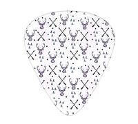 Yifhdes Hunting Arrows Triangles Deer Versatile Guitar Pick Set - Distinct Tones - Perfect For Guitars, Ukuleles And More