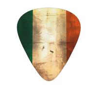 Yifhdes Irish Flag Fashion Colour Guitar Picks 12 Packï¼Œ For Acoustic Guitar Electric Guitar Ukulele.One Size