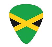 Yifhdes Jamaica Flag 12 Pcs Guitar Picks Set For Folk,Acoustic,Bass Guitar,Electric,Banjo Or Ukulele.Solo,Riff,Gifts