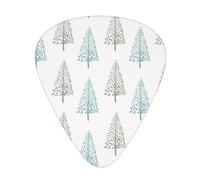 Yifhdes Merry Christmas Guitar Picks,12 Pcs Guitar Picks, Includes Thin, Medium & Heavy Gauges 3 Sizes For Acoustic Guitar